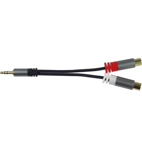 PremiumCord HQ 3,5mm/2x Cinch redukcia 0,15m čierna - Káble a redukcie - Obrázok fe77893ebf5247f9bf7ddf896d940f96
