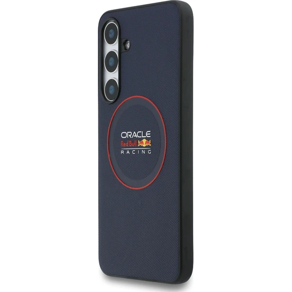 Red Bull PU Leather Red Ring MagSafe Zadný Kryt pre Samsung Galaxy S25 FE námorne modrej - Puzdra - Obrázok fe8e2e3dc9704222953eb2cca0c25384