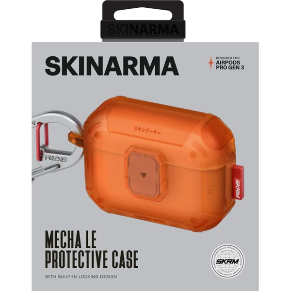 SKINARMA Mecha LE (Lock Edition) púzdro AirPods Pro 3 oranžové - Puzdra - Obrázok fe9599b493554efc869cd889987a57b5