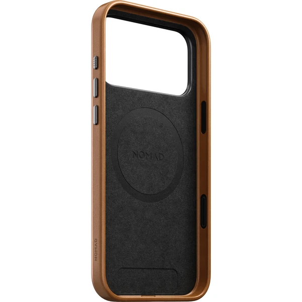 Nomad Traditional Leather MagSafe kožený kryt iPhone 17 Pro Max/18 Pro Max English Tan - Puzdra - Obrázok fec7a93870af4ccf89345e2f830e2694