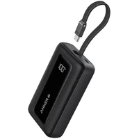 Anker Zolo powerbanka (10000mAh) 30W, s káblom USB-C čierna - Powerbanky
