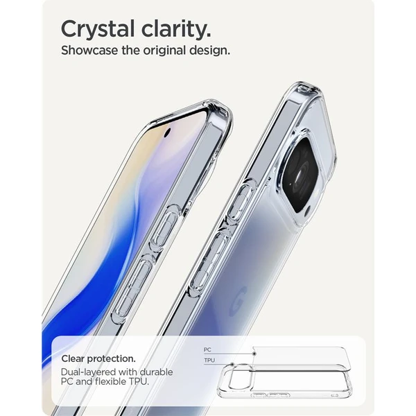 Spigen Ultra Hybrid kryt Google Pixel 10 Pro XL číry - Puzdra - Obrázok fedf472a1e024ec78f6f463a43a39a9f