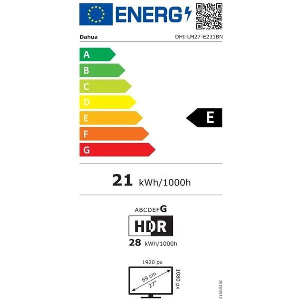 Dahua LM27-E231BN herný monitor 27" - Monitory - Obrázok fee1220f1d8d404f83e964dfd64a7a5a