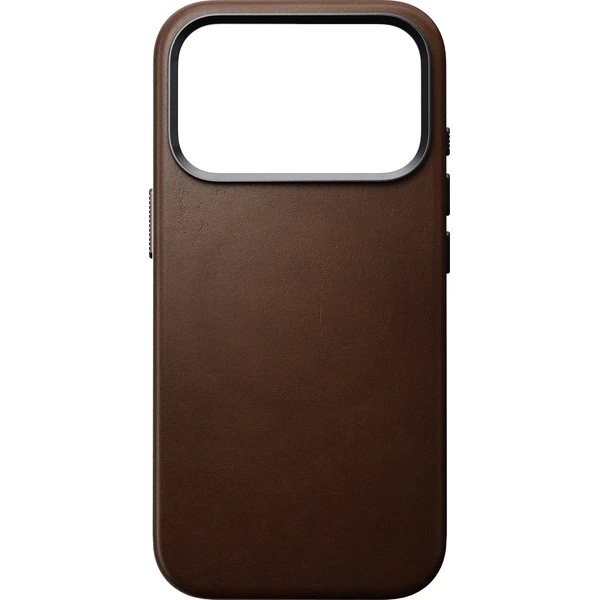 Nomad Traditional Leather MagSafe kožený kryt iPhone 17 Pro/18 Pro Brown - Puzdra - Obrázok fee6ddca17384acaa719645e470aa412