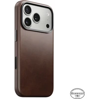 Nomad Traditional Leather Case (Horween) MagSafe kožený kryt iPhone 17 Pro Rustic Brown - Puzdra