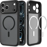 Spigen Ultra Hybrid MagSafe kryt iPhone 18 Pro/17 Pro frost black - Puzdra