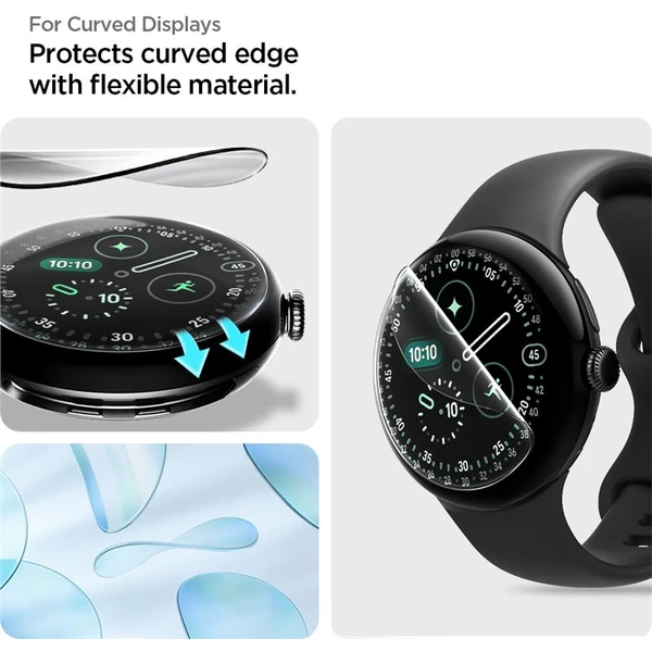 Spigen Eliteshield EZ Fit 2 Pack ochranná fólia Google Pixel Watch 4 (41mm) - Ochranné fólie a sklo - Obrázok ff2e8364c60944b092273e48c63200b8