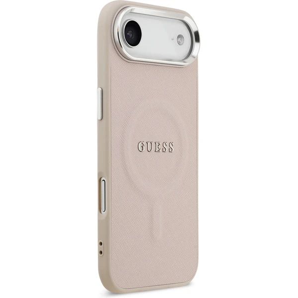 Guess PU Saffiano MagSafe kryt iPhone Air ružový - Puzdra - Obrázok ff3093aa6b664a1ea15485a73c7c68a1