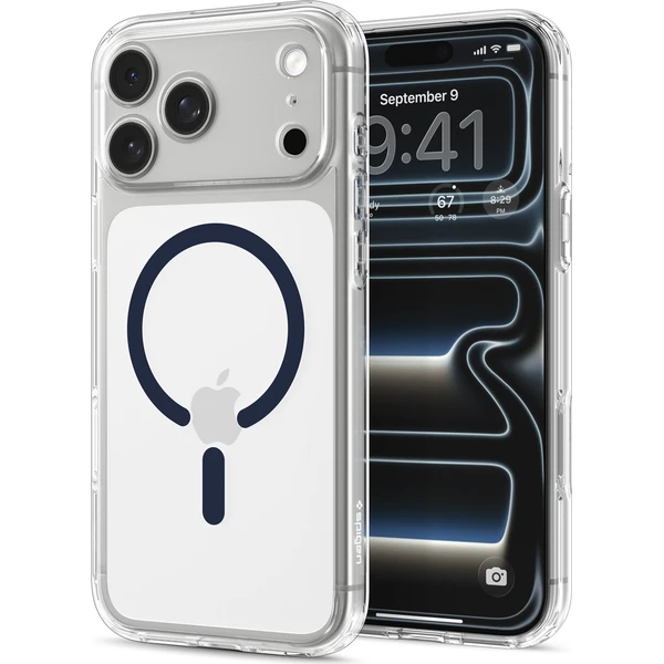 Spigen Ultra Hybrid MagSafe kryt na iPhone 18 Pro Max/17 Pro Max číry tmavě modrý - Puzdra - Obrázok ff3186b7a1014beab9f4dd6a049ffd9b