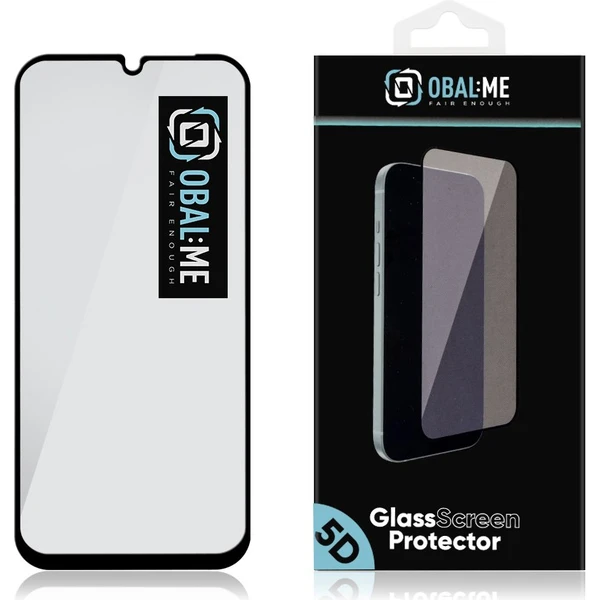 OBAL:ME 5D Tvrdené Sklo pre Xiaomi Redmi 15C 4G čierne - Ochranné fólie a sklo - Obrázok ff41a3b03cf245b8a70e2d92a0a349ea