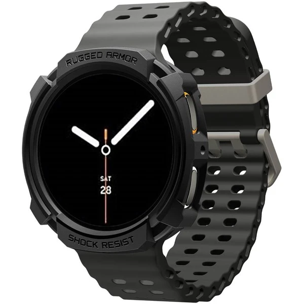 Spigen Rugged Armor kryt Galaxy Watch8 (44mm) matne čierny - Puzdra - Hlavný obrázok