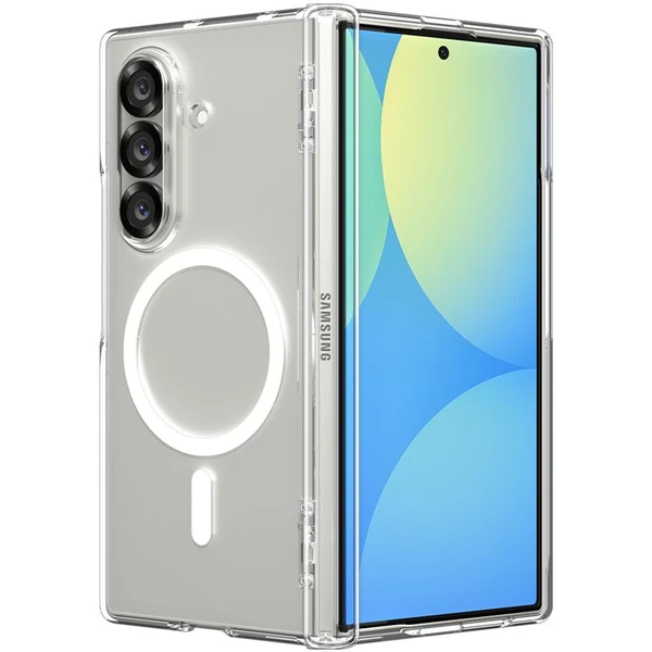 Spigen Ultra Hybrid Pre MagSafe kryt Samsung Galaxy Z Fold7 číry/biely - Puzdra - Obrázok ff59b0b17c21460d884377f941c42d9d