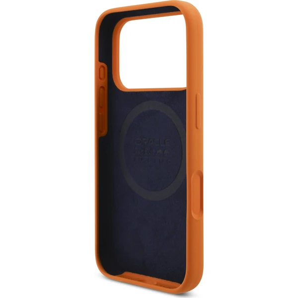 Oracle Red Bull Racing Silicone MV1 MagSafe kryt iPhone 17 Pro oranžový - Puzdra - Obrázok ff759ab75a3140c5b26675a0420452d1
