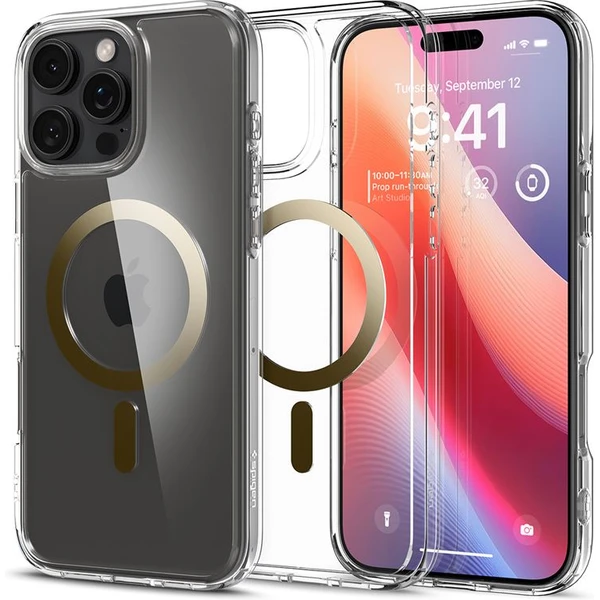 Spigen Ultra Hybrid MagSafe kryt iPhone 16 Pro Max gold - Puzdra - Hlavný obrázok