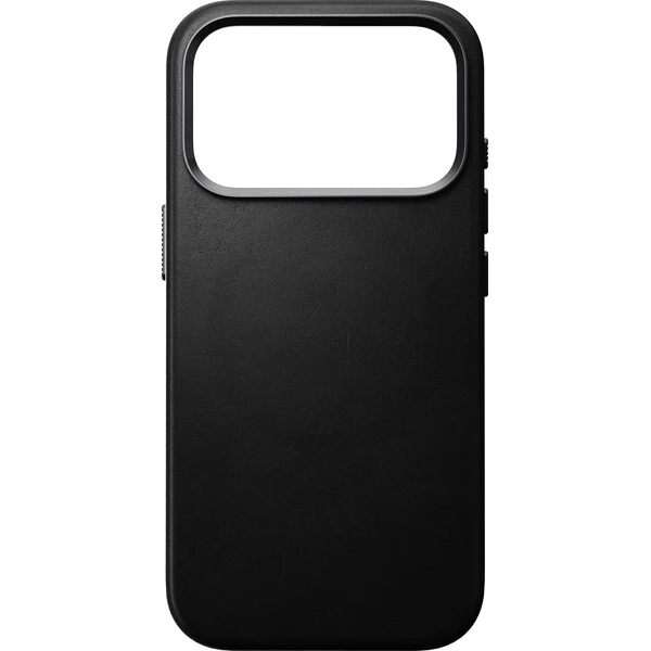 Nomad Traditional Leather MagSafe kožený kryt iPhone 17 Pro/18 Pro Black - Puzdra - Obrázok ff83879bd87b404f83b50371b547ef4e