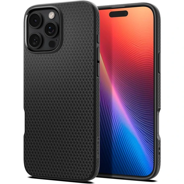 Spigen Liquid Air kryt iPhone 16 Pro matte black - Puzdra - Hlavný obrázok