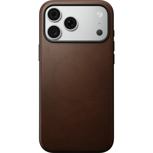 Nomad Modern Leather MagSafe kožený kryt iPhone 17 Pro Max/18 Pro Max Brown - Puzdra - Obrázok ff84de6ab9104e6d8d999465daa527a1