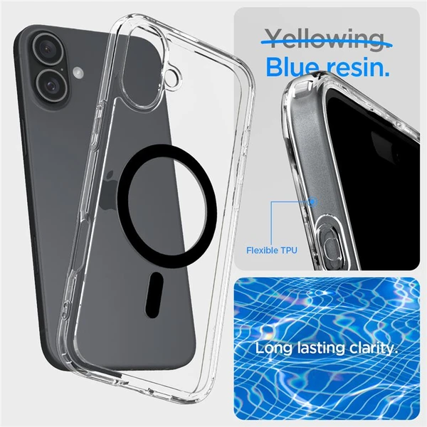 Spigen Ultra Hybrid MagSafe kryt iPhone 16 black - Puzdra - Obrázok ffa63c1c6c76434688182f6e07c1ddbd