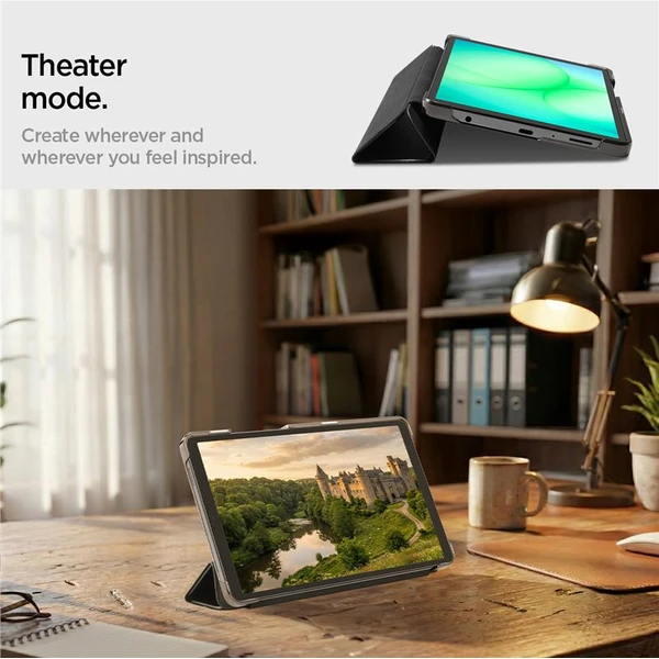 Spigen Smart Fold puzdro Samsung Galaxy Tab A11 (2025)/A9 (2023) čierne - Puzdra - Obrázok ffd6319846924128b485fed48078d6a4