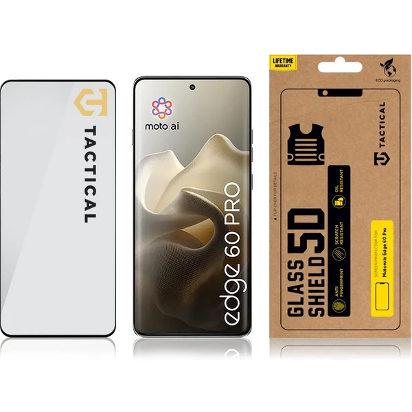 Taktický sklenený štít 5D sklo pre Motorola Edge 60/60 Pro/60 Fusion čierne - Ochranné fólie a sklo - Obrázok ffdb678be7194b968303e7f0e87513b0